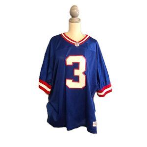 Custom Giants DALIUSO #3 XL 52 Blue NFL Reebok Pro Line Football Jersey